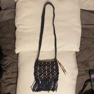 Woven Lucky Brand Crossbody Bag